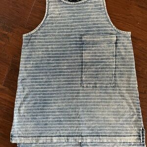 Rag & Bone Blue Striped Top